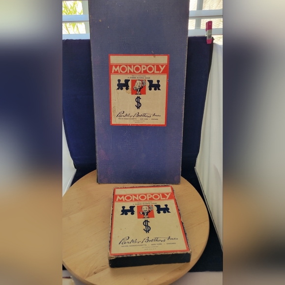 Vintage 1946 Monopoly Game Board and pieces- partially completed - Picture 1 of 16